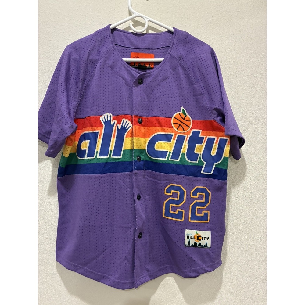 Just Don × Foot Locker All City Baseball Jersey Basketball RARE JERSEY Sz Medium